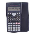 Amazon Basics AB-82MS 240 Functions and 2-Line Display Scientific Calculator | 240 Function Scientific Calculator | 2-Line Large Display