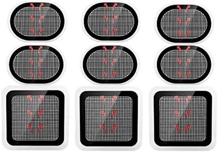 HOCOSO SOYOKO 9 Pièces Électrode de Ceinture,Compatible avec Abs Series, Replacement Pads Électrode de Rechange pour Ceintures Musculation Abdominales