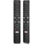 Universal Remote Control RC802N for TCL Smart Android TVs, with Netflix Shortcut Key