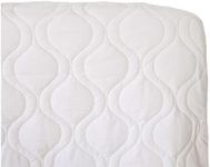 SheetWorld Fitted Square Playard Sheet 37.5 x 37.5 (Fits Joovy) - White Quilted - Made In USA