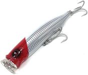 Capt Jay Fishing Saltwater Popper Lures topwater Floating Fishing Lures Surf Fishing Floating Lure, Poppers, Fishing Lures, Surf Fishing Lures (Red Head (150mm), 150)