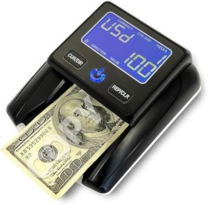 Khippus K630 Counterfeit Bill Detector for US Dollars. Checks for UV(Ultraviolet), MG(Magnetic), IR(Infrared), Paper Quality and Size.