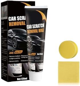 Car Scratch Repair Wax with Sponge and Towel, 2026 New Upgrade Car Scratch Remover Wax, Automotive Scratch Repair, Professional Car Paint Repair Compound for Deep Scratches (120g)