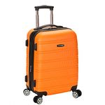 Rockland F145 Melbourne Expandable Abs Carry On Luggage, Orange, One Size, 20-Inch