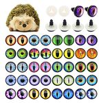 20 Pairs Dragon Eye Safety Eye for Stuffed Animal Doll Making with Washer Craft Eyes Teddy Bear Amigurumi Crochet Toy 18MM