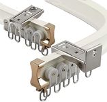 Flexible Bendable Ceiling Curtain Track 3M 4M 6M, Curved Curtain Track System Room Divider Privacy RV Curtain Gliders, Curtain Rail Wall/Ceiling For Heavy Large Curtains, Bathroom Shower