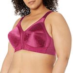 Playtex Women's 18 Hour Comfort Strap Wire Free Bra, Signature Berry,40C