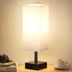 Table Lamp for Bedroom - Small Bedside Lamps for Nightstand, Mini Night Stands Light Lamp, Desk Lamps for Reading Room, Kids Room, Living Room, Office