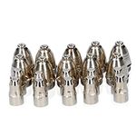 DBest Choice (Set of 10) P-80 Plasma Cutting Consumable Cutter Torch Nozzle Tips Electrode (1.5 mm Nozzle + Electrode) Suitable for Cut 80-100 AMP Plasma Cutting Torch for Home, Workshop (10)