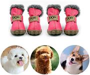 CMNNQ Snow Small Dog Boots, Pet Ant