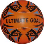 Ultimate Goal Sports Machine Stitched Football for Kids and Adult| Suitable for Hard Ground Without Grass, Training | Professional Soccer PVC Ninja Football Size- 3 (Orange)…