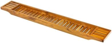 VaeFae Teak Bathtub Tray, Wooden Ba