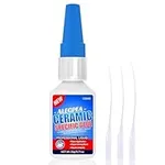 20g Ceramic Super Glue for Porcelain and Pottery Repair - Rapid-Setting, Waterproof Adhesive for Porcelain, Pottery, Dishes, Tiles, DIY Crafts, and More