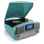 Trexonic Retro Record Player with B