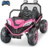 ELEMARA 24V Ride on Car for Kids, 2 Seater XL 20" Seat Ride on Toy, 10AH 4WD Battery Powered 4.5MPH Electric Car with Remote, 3 Speeds, Music Gift for Ages 3-8
