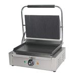 Davlex large panini press machine pannini maker commercial contact grill electric hotplate ribbed griddle effect toaster