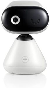 Motorola Nursery PIP1000 Babyphone mit Kamera - Überwachungskamera mit App - Baby Monitor - Nachtsicht, Digitalzoom, Schlaflieder und Zwei-Wege-Kommunikation - Wandmontage - Weiß