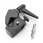 PHOCUS Multi-Function Super Clamp with Standard Stud for Photography Studio Video Camera Lighting