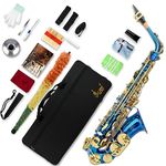 SLADE Saxophone Eb Alto Saxophone for Beginner Students, Saxaphone Adult, Saxophone Alto, Beginner Saxophone, Alto Saxaphone, Saxofon Alto, Saxophone, Blue