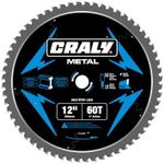 CRALY 12 Inch 60 Teeth Steel and Fe