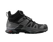 Salomon Mens X Ultra 4 Mid GTX Black/Magnet/Pearl Blue Hiking Shoe - 7 UK (L41383400)