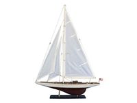 Hampton Nautical Wooden Ranger Model Sailing Yacht, 35"