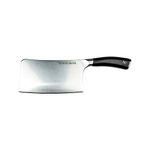 Rockingham Forge Equilibrium 16.5cm Cleaver, German Steel Blade, Black Handle,Silver,RF-1511