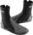 Cressi Mens 7 MM Boots, Black, US Men S 12 US Women S 13 EU 44