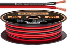 InstallGear InstallGear 10 Gauge Speaker Wire - 99.9% Oxygen-Free Copper (OFC) - Red/Black (50-Feet)