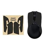 kwmobile Mouse Grip Tape Compatible with Razer Viper Ultimate Grip Tape - Non-Slip Faux Leather - Black