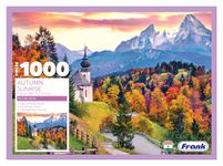 Frank Autumn Sunrise Jigsaw Puzzle (1000 Pieces) for Adults and Kid Above 15+ Years- Realistic Illustrations -Fun & Challenging Brain Booster Games - for Focus and Memory -34021