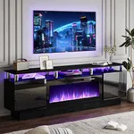 PRETZI 70" Modern Fireplace TV Stan