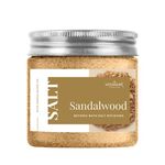 Vedanum Premium Aromatic Sandalwood Bath Salt for Skin Nourishment, Relaxing, Foot Massage, Pain Relief, and Aromatherapy - 200 Gm Jar