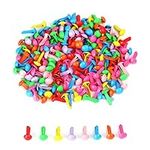 moinkerin 200 Pcs Split Pins Mini Brads Metal Brad Fasteners Split Pins Pastel, 4.5mm x 8mm Multicolor Round Brads for Paper Craft DIY Stamping Scrapbooking