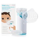 Frida Baby Nebulizer for Babies, Portable Nebulizer for Kids, Babies, Infants & Adults, Ultra-Quiet Handheld Nebulizer with Mask + Diffuser, Congestion + Flu Relief