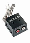 Kicker KISLOC 2-Channel K-Series Speaker Cable to RCA Adapter with Line Out Converter, Black