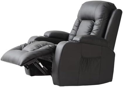 Levede Electric Recliner Chair Massage Chairs with Remote Control,PU Leather Lounge Back Heated Sofa,Recliner,8 Points,5 Modes,Timer,Adjustable Lounge Sofa Chair for Living Room,150kg Load