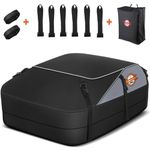 Sailnovo Roof Box Roof Bag 580L/20 Cubic Waterproof Car Roof Bag with 6 Door hooks, Soft-Shell Large Roof Cargo Carrier Bags for Cars without/with Roof Bars/Rack/Rails