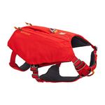 RUFFWEAR Every-Day Dog Harness with Pockets, All-Day Comfort with Built-in Pockets for Short Day Hikes and Everyday Activities, Small Breeds, Switchbak Dog Harness, Red Sumac