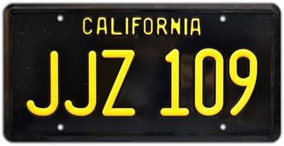 Bullitt | JJZ 109 | Metal Stamped License Plate