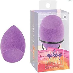 Pursonic | Facial Makeup Blender Sponge with Stainless Steel Display Stand - Perfect Latex-Free Beauty Blending Sponge For Powder, Cream or Liquid Application