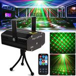 Party Light Disco DJ Lights SPOOBOOLA Stage Lights Projector Mini Auto Flash Sound Activated with Remote Control for Dancing Thanksgiving KTV Bar Birthday