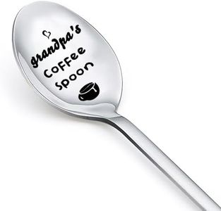 Gifts for Grandpa Papa Spoon Gifts from Grandkids Birthday Gifts for Grandpa Father Day Gifts for Grandfather Granddad Coffee Lover Gifts for Men Papa Gifts for Grandpa Coffee Spoons