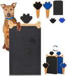 FL Falatier Dog Scratch Board Large Dog Scratching Pad Multi-Functional Trimming Tool Alternative to Dog Nail Clippers and Dog Nail Grinders Easy Nail Care Double Sided