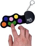 Rock And Roll It - Micro Color Drum. Real Working & Playable Drum Keychain. Hang on a Backpack & Play Anywhere! Mini Size Rainbow Finger Drum Pad. Tiny Silicone Electronic Percussion. Battery Included