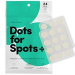 Dots for Spots Acne Patches - Pack of 24 Translucent Hydrocolloid Pimple Patch Spot Treatment Stickers for Face and Body - Fast-Acting, Vegan & Cruelty Free Skin Care