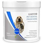 GARYOB Pet Dental Fingers Wipes, Or