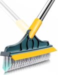 SHAYONAM Bathroom Cleaning Brush with Wiper 2 in 1Tiles Cleaning Brush Floor Scrub Bathroom Brush with Long Handle 120° Rotate Bathroom /*-