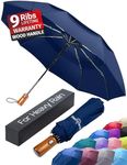 NEW Windproof Umbrella for Rain Large Double Canopy Travel Umbrella,Golf Umbrella,Automatic Compact Umbrella,Folding Umbrella for Backpack,Portable Umbrella Auto,Mens Umbrella, Blue