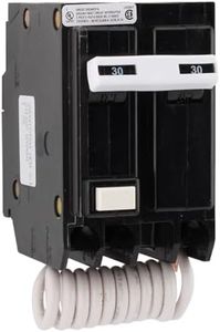 CUTLER-HAMMER GFTCB230 30 Amp Double Pole GFCI Circuit Breaker, Thermal Magnetic, 120/240V, 10kAIC, Plug-On, UL Listed (1)